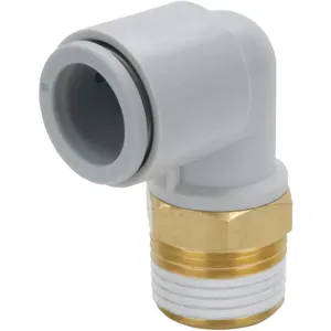 SMC VALVES KQ2L10-02AS Male Elbow 10mm Thread x Tube | AC6ZYW 36X139