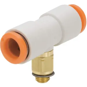 SMC VALVES KQ2T06-M5A Male Branch Tee 6mm Thread x Tube | AC6ZFT 36W762