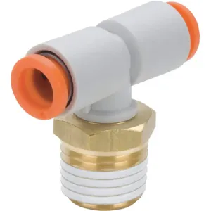 SMC VALVES KQ2T09-34AS Male Branch Tee 5/16 Inch Thread x Tube | AC6ZGU 36W786