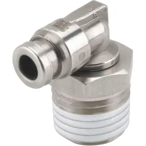 SMC VALVES KQG2L03-N02S Male Elbow Thread 1/4 Inch Tube 5/32or4mm | AA8NMT 19F740