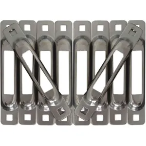 SNAP-LOC GR-SZ10-PU E Strap Anchor, Load Capacity 3000 Lbs, Zinc Plated, 10 Pack | AA7FWM 15X205