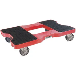 SNAP-LOC SL1500D4R General Purpose Dolly, Open Flush, Height 7 inch, Red | AH9KJC 40AL30