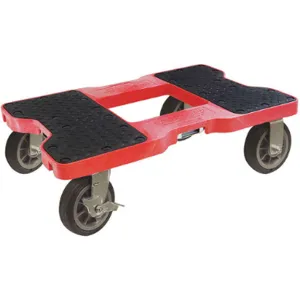 SNAP-LOC SL1500D6R General Purpose Dolly, Open Flush, Capacity 1500 Lbs, Red | AH9KHZ 40AL27