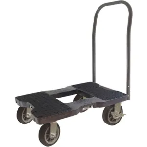 SNAP-LOC SL1500P6B Push Cart Dolly, Capacity 1500 Lbs, Size 32 x 20-1/2 Inch, Black | AH9KHX 40AL25