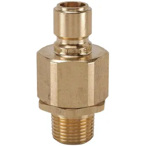 SNAP-TITE BVEAN6-6M Coupler Nipple 3/8-18 Body Brass | AF6VZX 20LF12