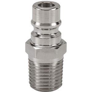 SNAP-TITE SPHN4-2M Nipple 1/8-27 1/4 Inch Body 316 Stainless Steel | AF6WEX 20LG39