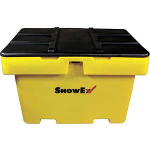 SNOWEX SB-1800 Attached Lid Container 18 Cu Feet Yellow | AB9VGL 2FGV8