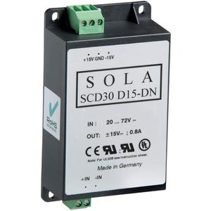 SOLA/HEVI-DUTY SCD30D15DN Dc Power Supply 15vdc 0.8/0.8a | AA2GBD 10G772
