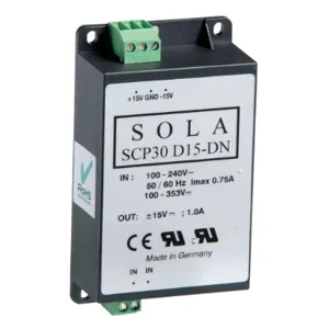 SOLA/HEVI-DUTY SCP30S24DN Dc Power Supply 24vdc 1.3a 50/60hz | AA2GBP 10G782