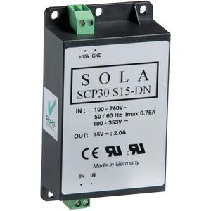 SOLA/HEVI-DUTY SCP30S15DN Dc Power Supply 15vdc 2a 50/60hz | AA2GBN 10G781