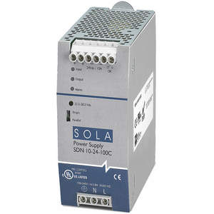 SOLA/HEVI-DUTY SDN10-24-100C SDN-C Kompaktes Netzteil der DIN-Schienenserie, Schaltstil | AE3HVA 5DJL9