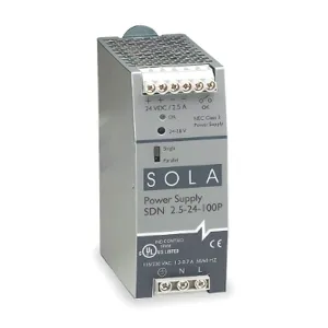 SOLA/HEVI-DUTY SDN2.5-24-100P Dc Power Supply 24vdc 2.5a 47-63hz | AD2ZBX 3WY62