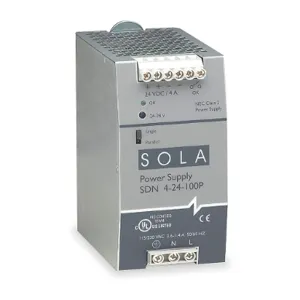 SOLA/HEVI-DUTY SDN4-24-100LP Dc Power Supply 24vdc 3.8a 47-63hz | AD2ZBY 3WY63