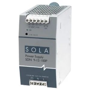 SOLA/HEVI-DUTY SDN9-12-100P Dc Power Supply 12vdc 9a 60hz | AE3HUW 5DJL5