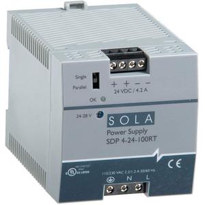 SOLA/HEVI-DUTY SDP4-24-100RT Dc Power Supply 24-28vdc 4.2a 47-63hz | AA2GBY 10G792