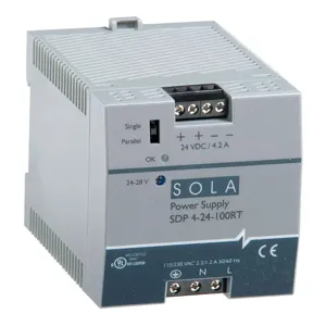 SOLA/HEVI-DUTY SDP4-24-100RT Dc Power Supply 24-28vdc 4.2a 47-63hz | AA2GBY 10G792