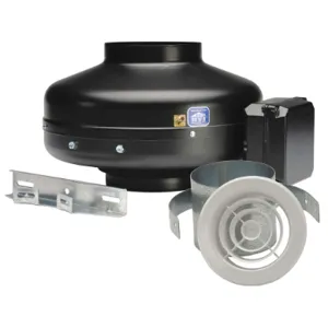 SOLER & PALAU KIT-PV100X Inline Centrifugal Duct Fan 7-5/8 Inch Height | AA4FKG 12K683