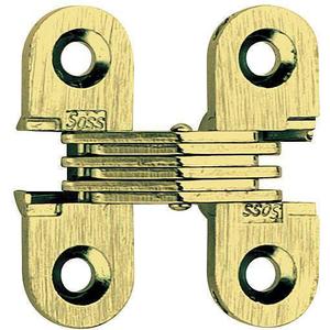 SOSS 303US4PB Hinge Invisible Satin Brass 1 1/2 In | AD6TDD 4ACX1