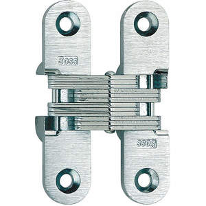 SOSS 208US4 Hinge Invisible Satin Chrome 2 3/4 In | AD6TDC 4ACV9