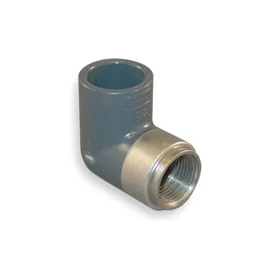 SPEARS VALVES 807-101BR Transition Elbow, 90 Deg., Socket x FPT, Schedule 80, 3/4 x 1/2 Inch Size, PVC | AC8XAB 3EKR3