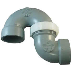 SPEARS VALVES P708P-020C Adjustable P-Trap, Plastic Nut, Hub x Hub, 2 Size, CPVC | AF7PLB 22EX65