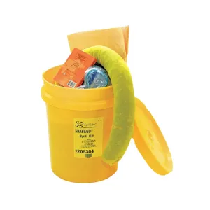 SPILFYTER 205304 Hazmat Spill Kit 4 Gallon Bucket With Lid | AC6NCE 35T153