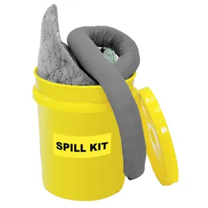 SPILFYTER 455304 Universal Spill Kit 4 Gallon Bucket With Lid | AC6NDM 35T183