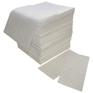 SPILFYTER Z-75 Absorbent Pads 16 Inch Width 32 Gallon - Pack Of 100 | AD2MQR 3RPZ6