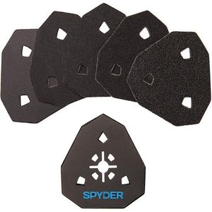 SPYDER 750000 Nonagonal Sanding Pad 10 Sheets | AH6DPJ 35XM84