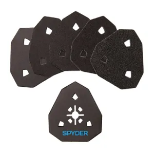 SPYDER 750000 Nonagonal Sanding Pad 10 Sheets | AH6DPJ 35XM84