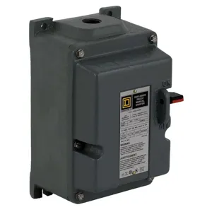 SQUARE D 2510MBR2 Manual Motor Starter 30A 600VAC 2P | AH2NKD 2BW18