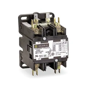 SQUARE D 8910DPA52V06 Contactor 480vac 50a 2p Open | AF9HXQ 2MML5