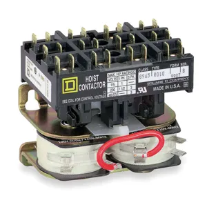 SQUARE D 8965RO10V01 Hoist Contactor 24VAC With Jumper Straps 3P | AH2NLM 2CG15