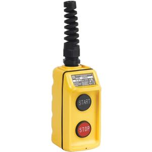SQUARE D 9001BW95Y Pendant Push Button Station No/nc Yellow | AG7DCR 5FTP8