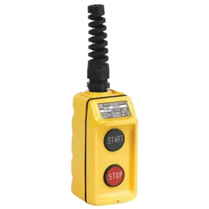 SQUARE D 9001BW95Y Pendant Push Button Station No/nc Yellow | AG7DCR 5FTP8