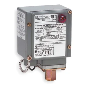 SQUARE D 9012GAW6 Pressure Switch 5 to 250 psi 1/4-18 FNPT | AJ2HND 5B423