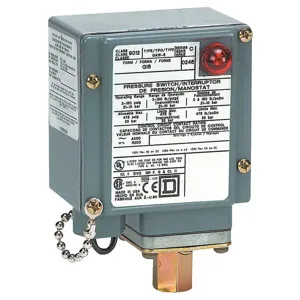 SQUARE D 9012GDW6 Pressure Switch SPDT 5 to 250 psi Diaphragm | AH9JYB 3FKC3