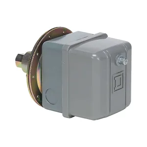 SQUARE D 9016GVG1J09F Vacuum Switch Standard 3 to 8 Hg DPST-2NC | AH2NVU 2FP35