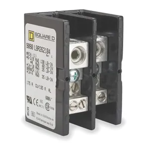 SQUARE D 9080LBA262104 Distribution Block 175a 2.88 x 1.78x 2.78 Inch | AF9FMZ 2DD51