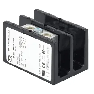 SQUARE D 9080LBC165208 Distribution Block Standard 600 Vac 760a | AG7FWV 6PGF2