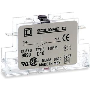 SQUARE D 9999D10 Auxiliary Contact 1 NO | AG7BNM 4B972