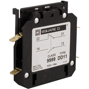 SQUARE D 9999DD11 Auxiliary Contact 600VAC 10A 1NO/1NC | AG7CZB 5CHJ7