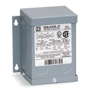 SQUARE D 9T75F Transformer 240vac Delta 9kva | AG7CQJ 5B618