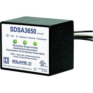 SQUARE D SDSA3650 Überspannungsschutzgerät, Surgelogic, 40 KA, 600 Y/347 VAC, 3 Phasen, 4 Drähte | AG6QEG 3XB87