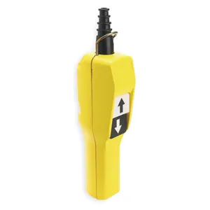 SQUARE D XACA201 Pendant Push Button Station 2no Yellow | AF9GMA 2EV30