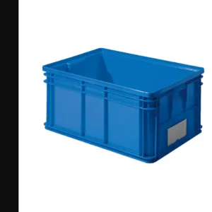 SCHAEFER 1461.261912BL1 Solid Wall Stacking Cntner 26 x 19 x 12 inch Blue | AJ2KRQ 9MR83