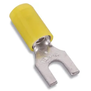 STA-KON 10RC-8F Fork Terminal Standard #8 Stud Yellow PK50 | AJ2HEU 4RGY7