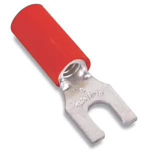 STA-KON 18RA-6FL Fork Terminal Locking #6 Stud Red PK100 | AJ2HEX 4RGZ1