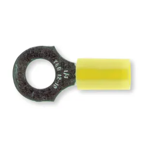 STA-KON RC10-14 Ring Terminal Yellow 12 To 10 Awg - Pack Of 50 | AC9UUZ 3KG56