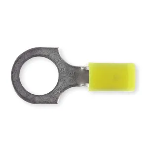 STA-KON RC10-38 Ring Terminal Yellow 12 To 10 Awg - Pack Of 50 | AC9UVE 3KG61